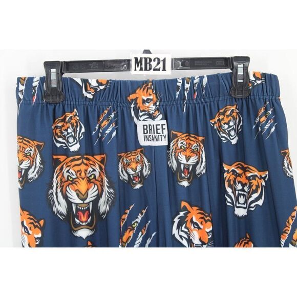 Brief Insanity Lounge Pants Auburn Tigers Mens Size X-Large XL Nwt - Picture 2 of 7